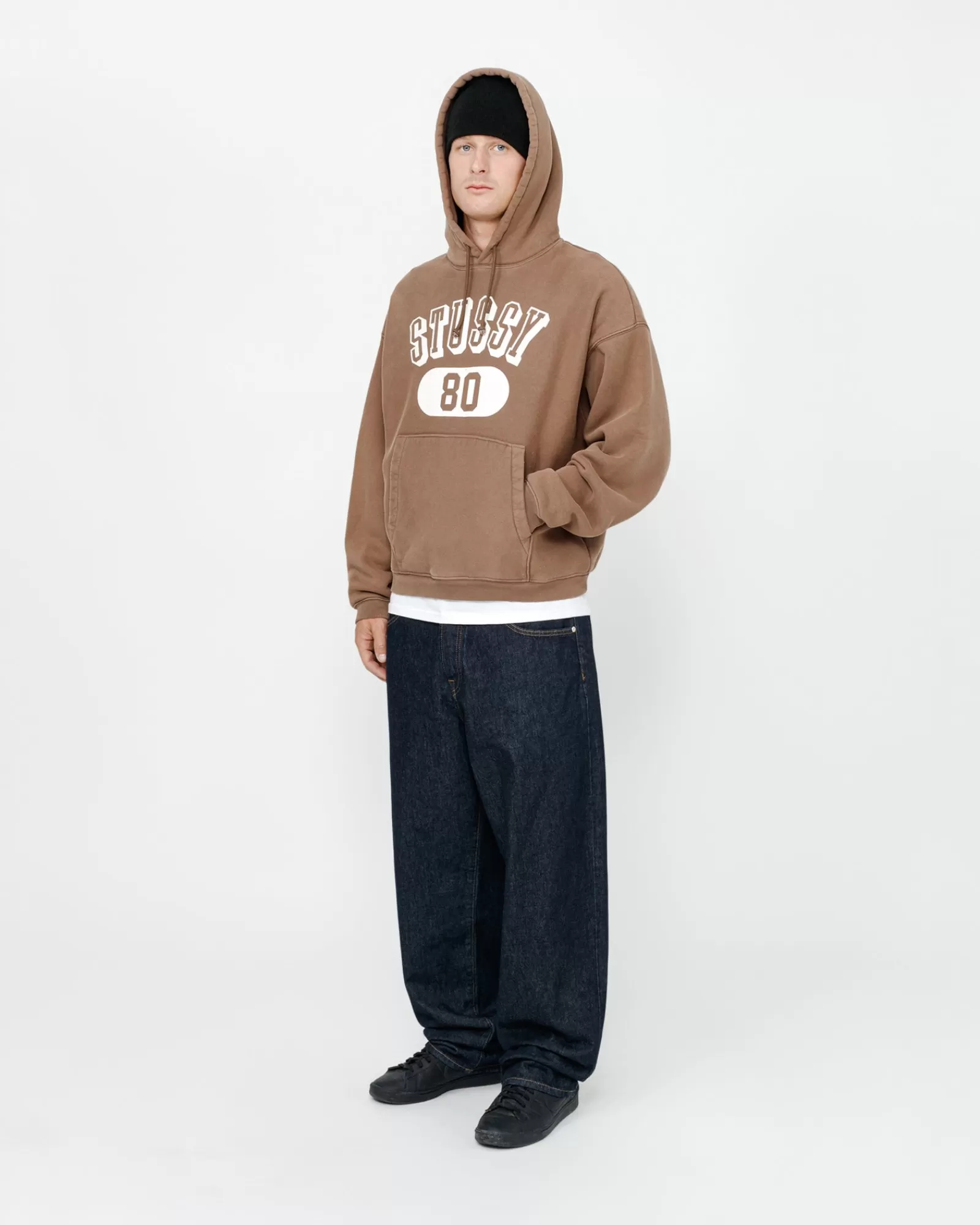 Hoodies*Stüssy STUSSY 80 RELAXED HOODIE Brown