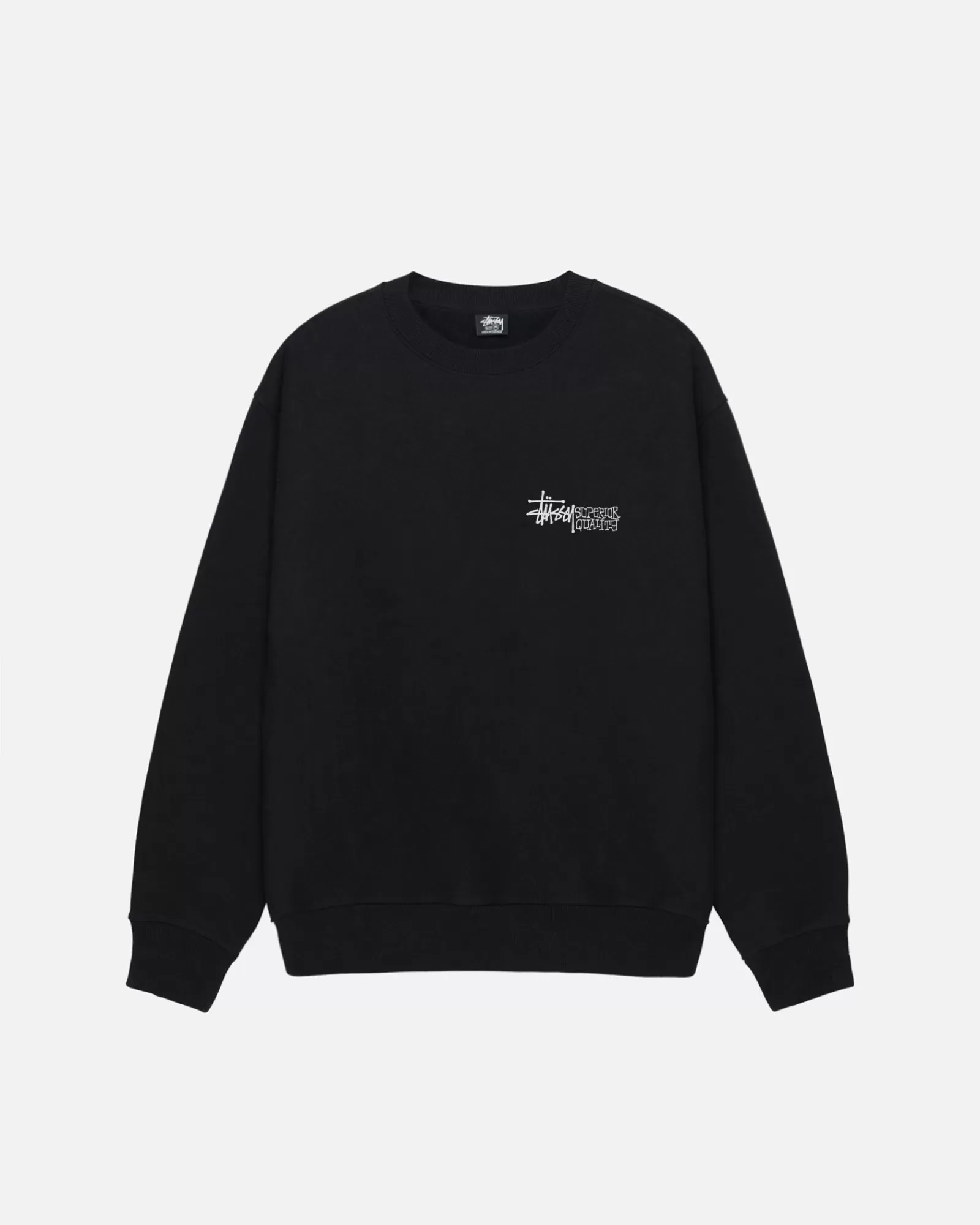 Crews*Stüssy SUPERIOR QUALITY CREW Black