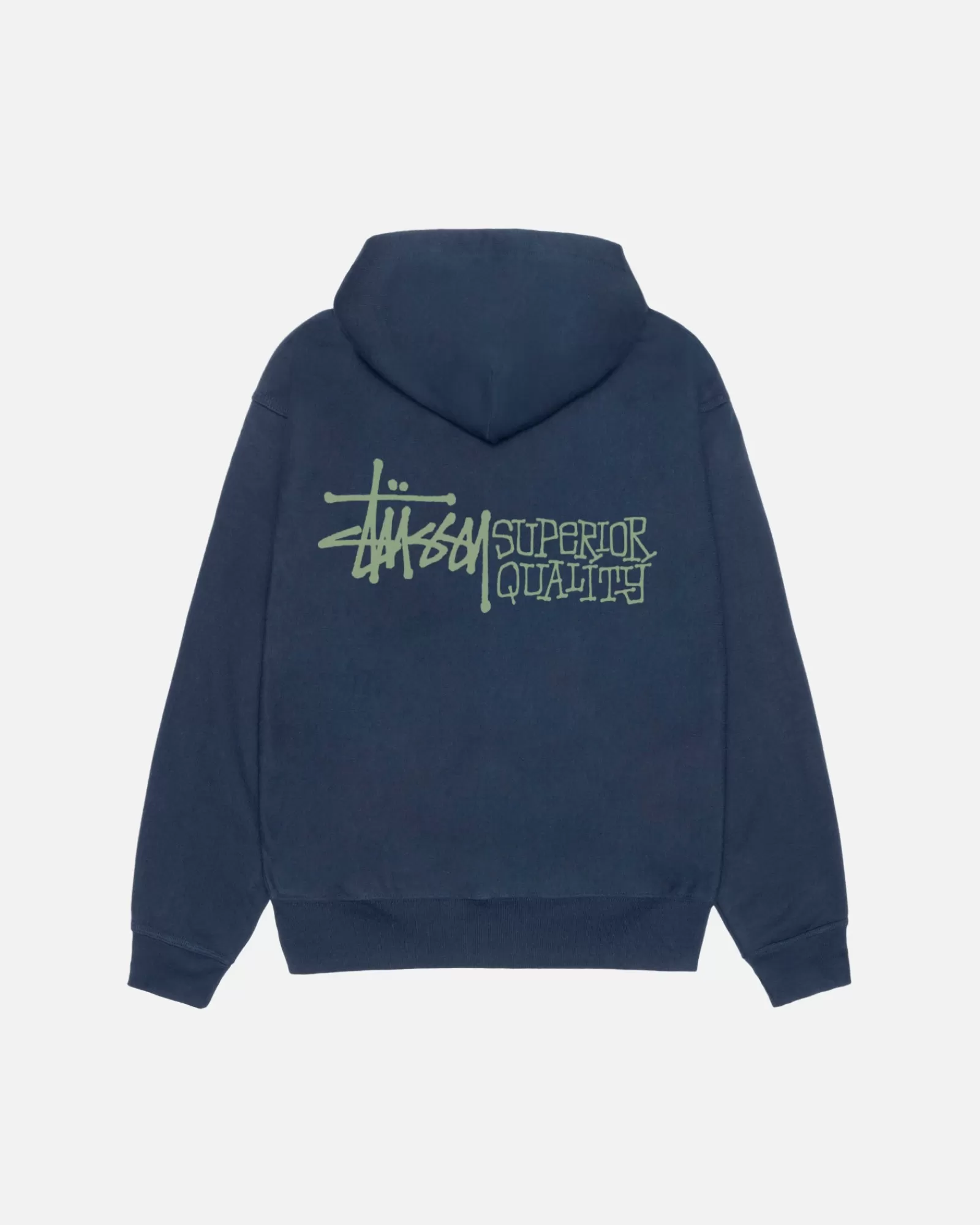 Hoodies*Stüssy SUPERIOR-QUALITÄT REISSVERSCHLUSS HOODIE Navy