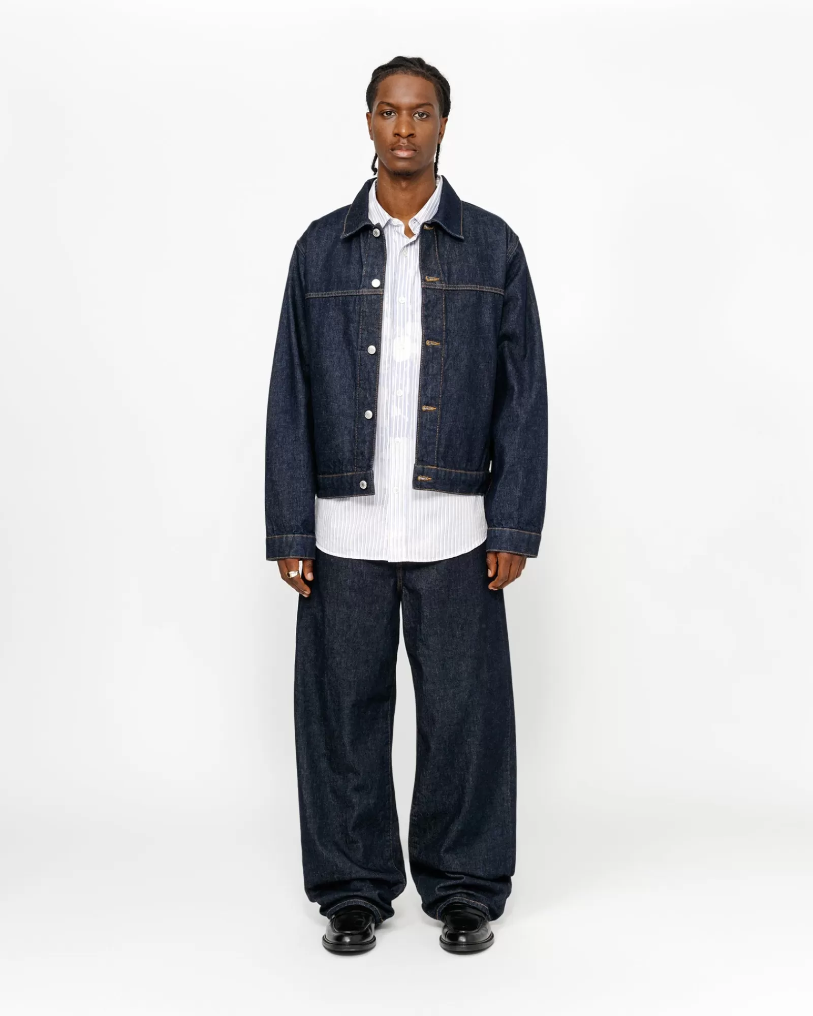 Denim | Jacken & Westen*Stüssy TRUCKER JACKE DENIM Rinsed Indigo