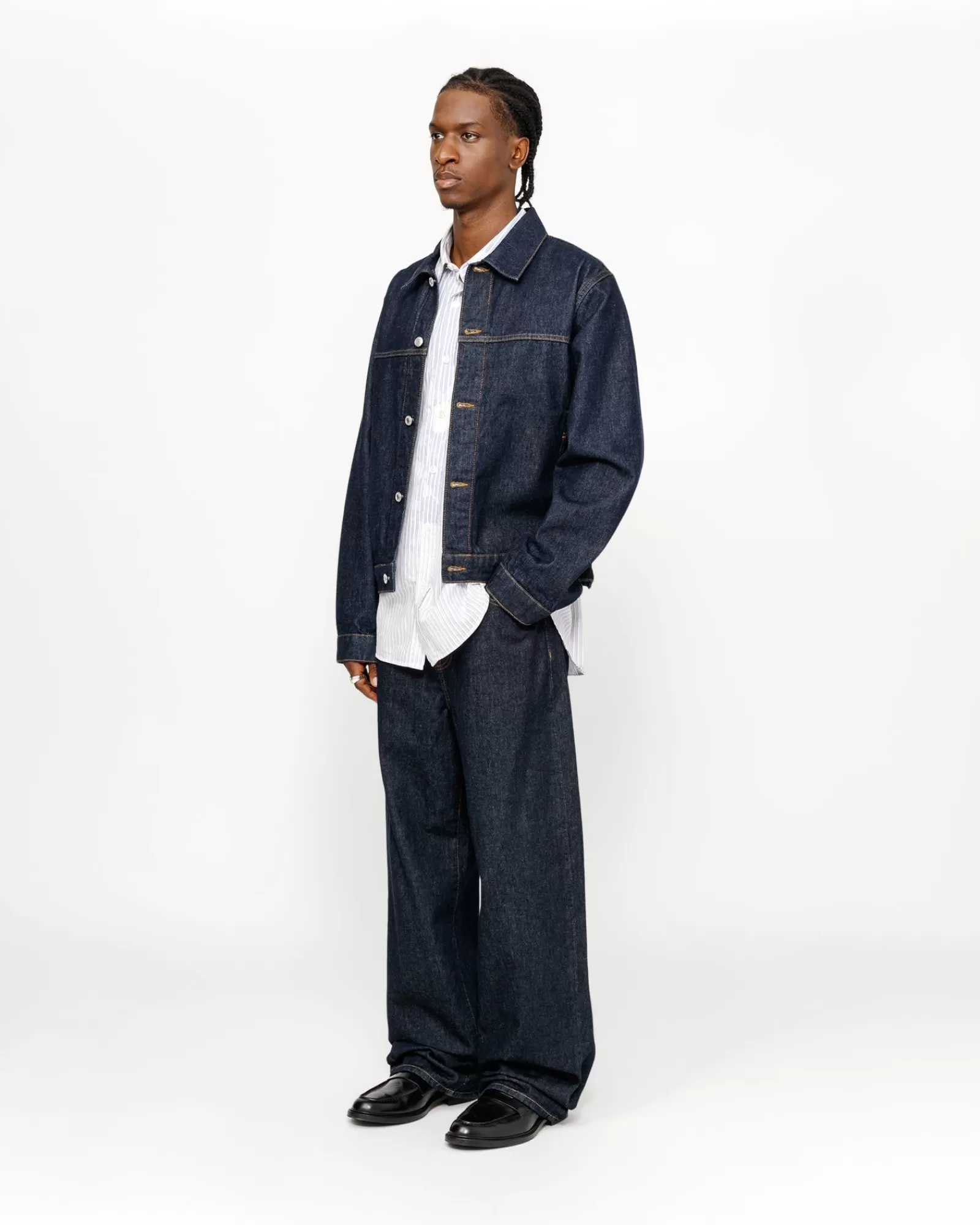 Denim | Jacken & Westen*Stüssy TRUCKER JACKE DENIM Rinsed Indigo