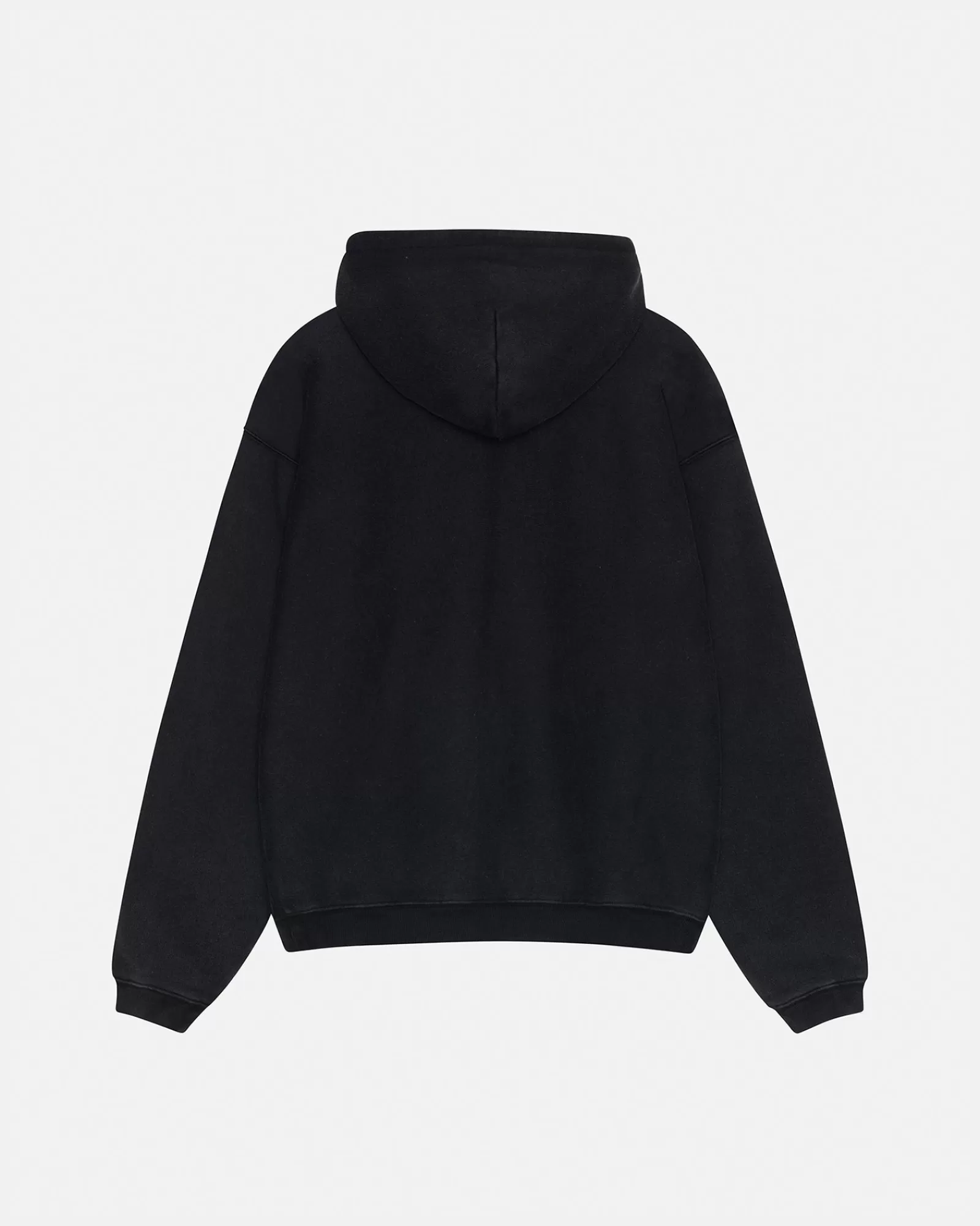 Hoodies*Stüssy VERBLASSTE GRAFIK ZIP HOODIE Washed Black