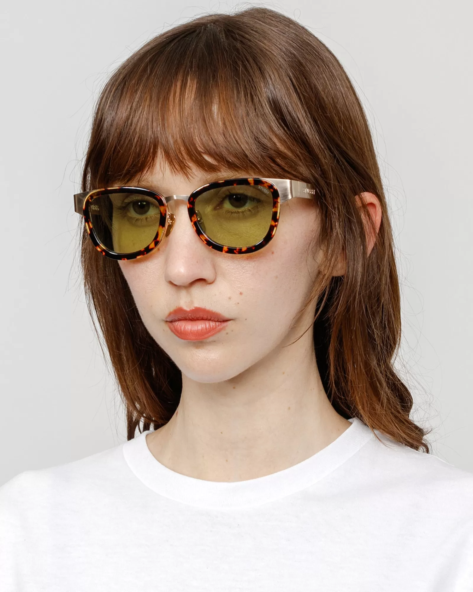 Accessoires | Sonnenbrillen*Stüssy VIDAL SUNGLASSES Tortoise / Green Lens