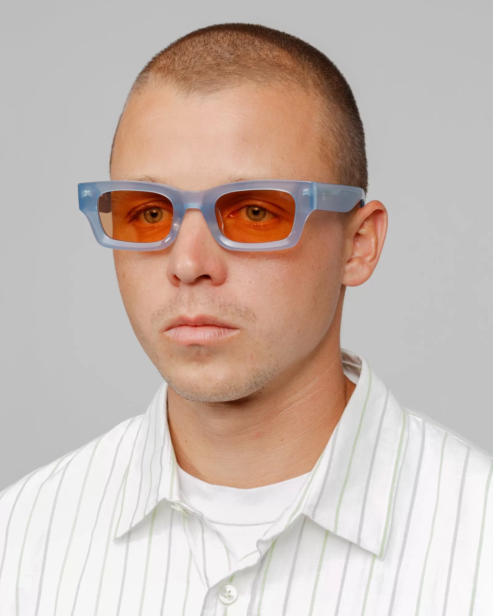 Accessoires | Sonnenbrillen*Stüssy VINCENT SUNGLASSES Slate Blue / Orange Lens