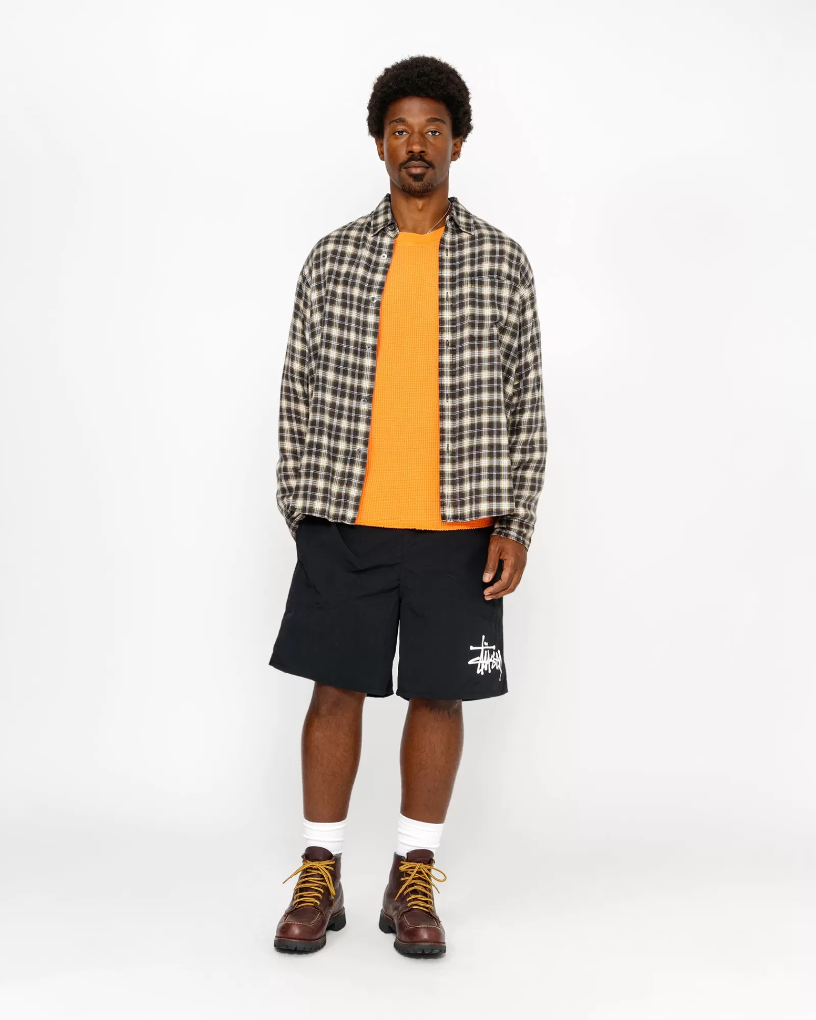 Shorts*Stüssy WATER SHORT BIG BASIC Black