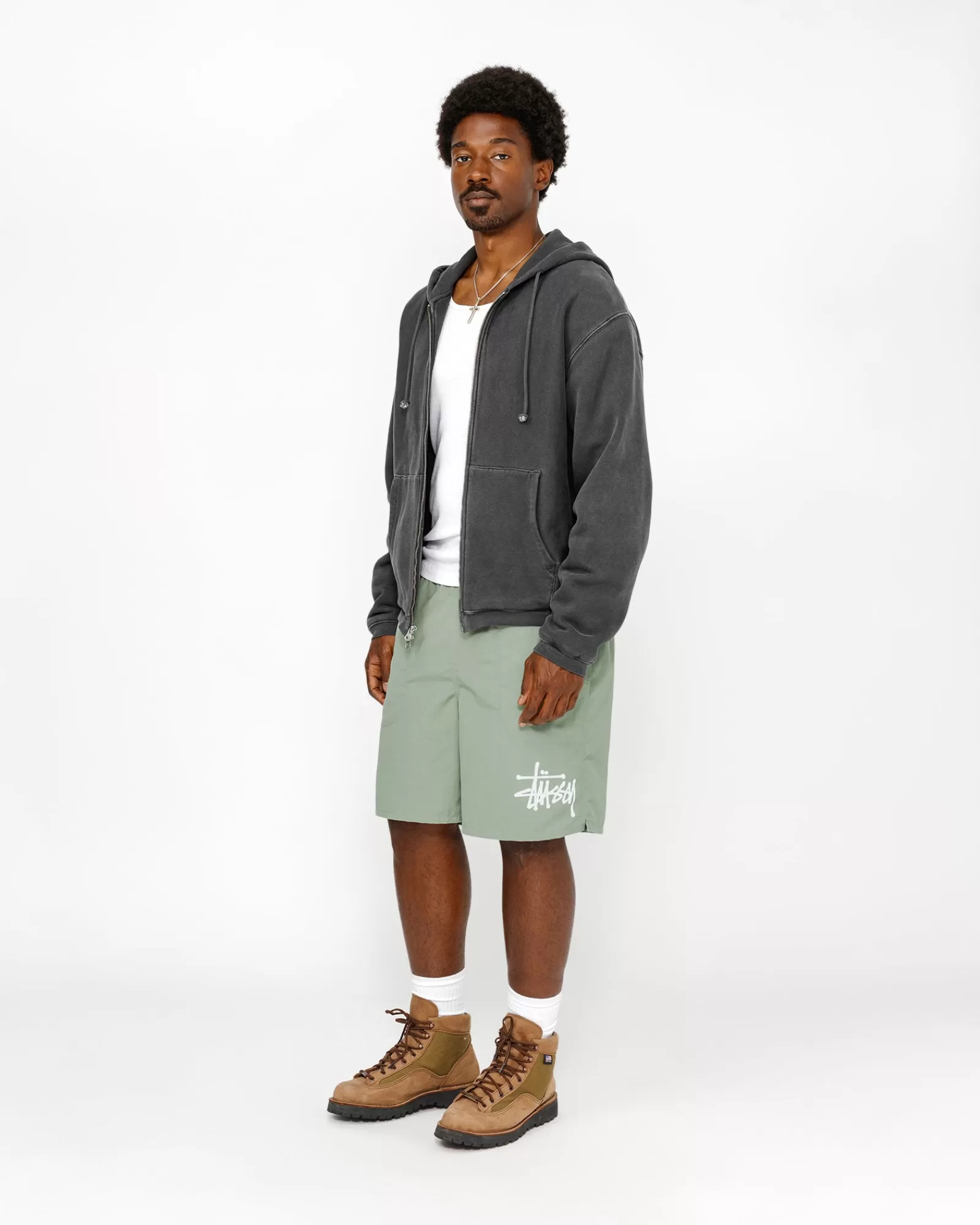 Shorts*Stüssy WATER SHORT BIG BASIC Sage