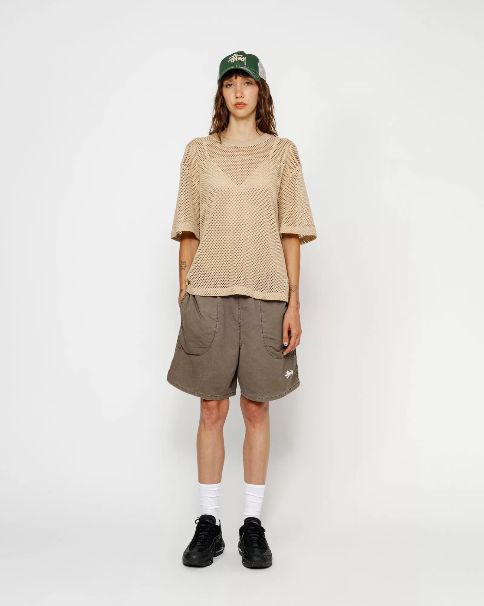 Shorts*Stüssy WATER SHORT PIGMENT STOCK Olive