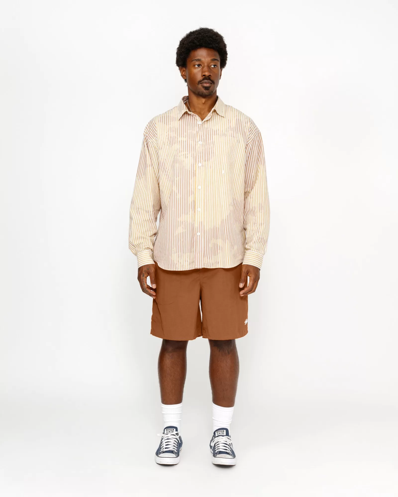 Shorts*Stüssy WATER SHORT STOCK Tortoise