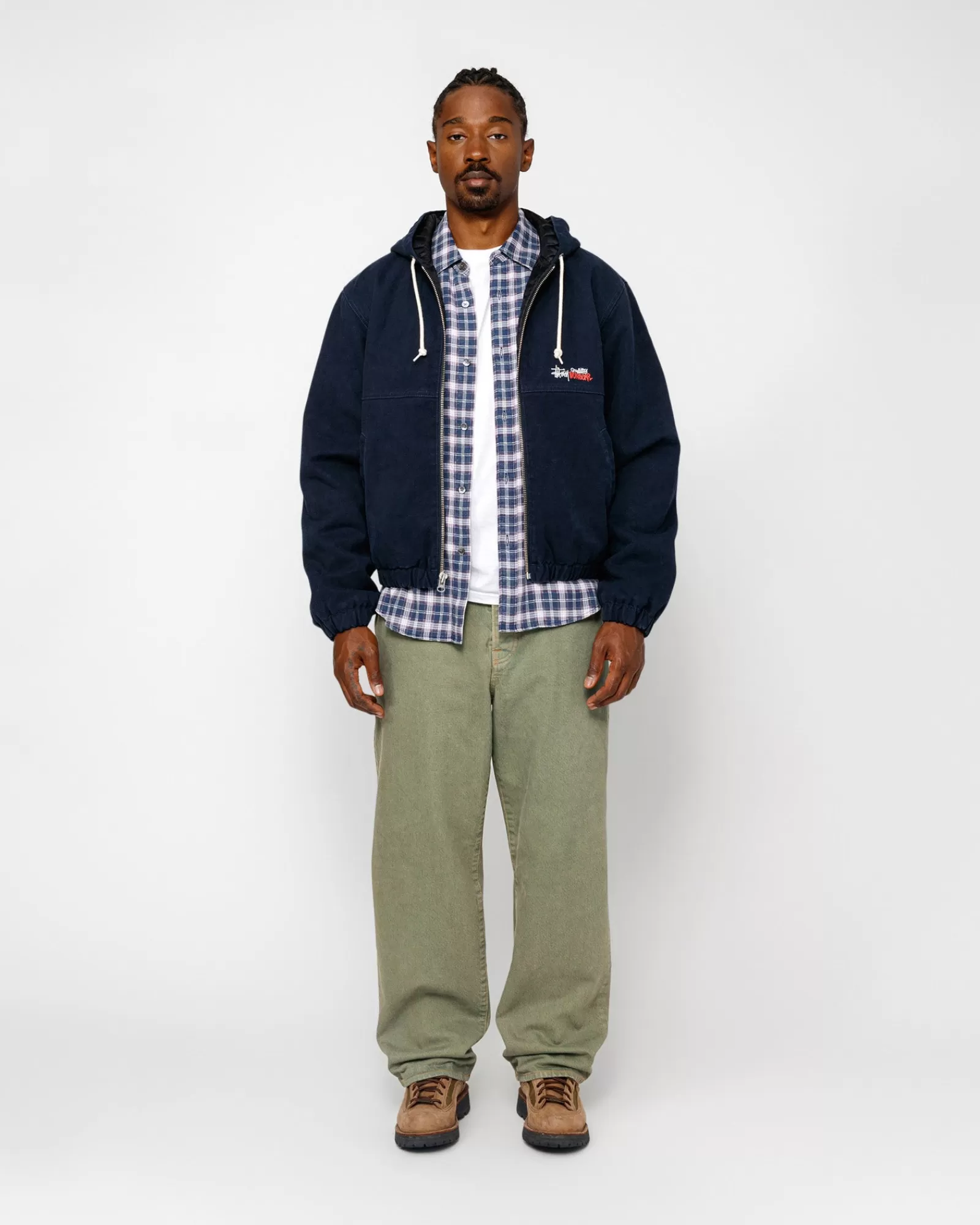 Jacken & Westen*Stüssy WORK JACKET INSULATED CANVAS Navy