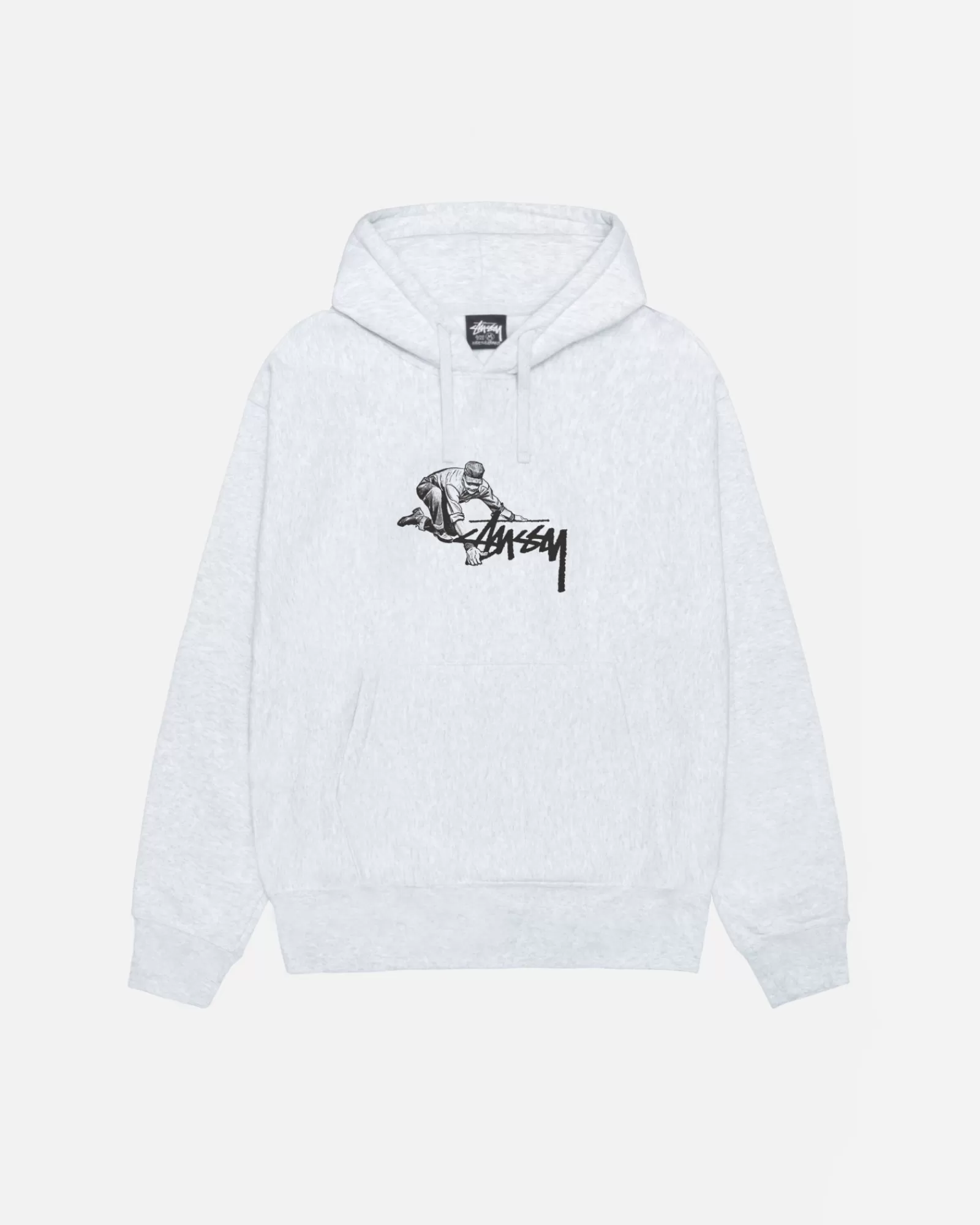 Hoodies*Stüssy WORKER HOODIE Ash Heather