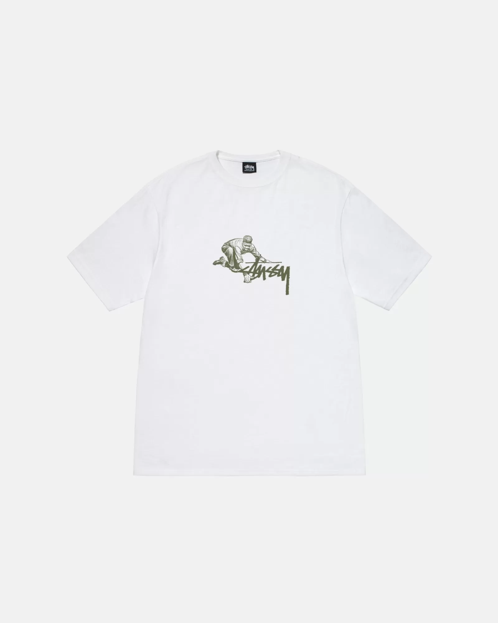 T-Shirts*Stüssy WORKER TEE White