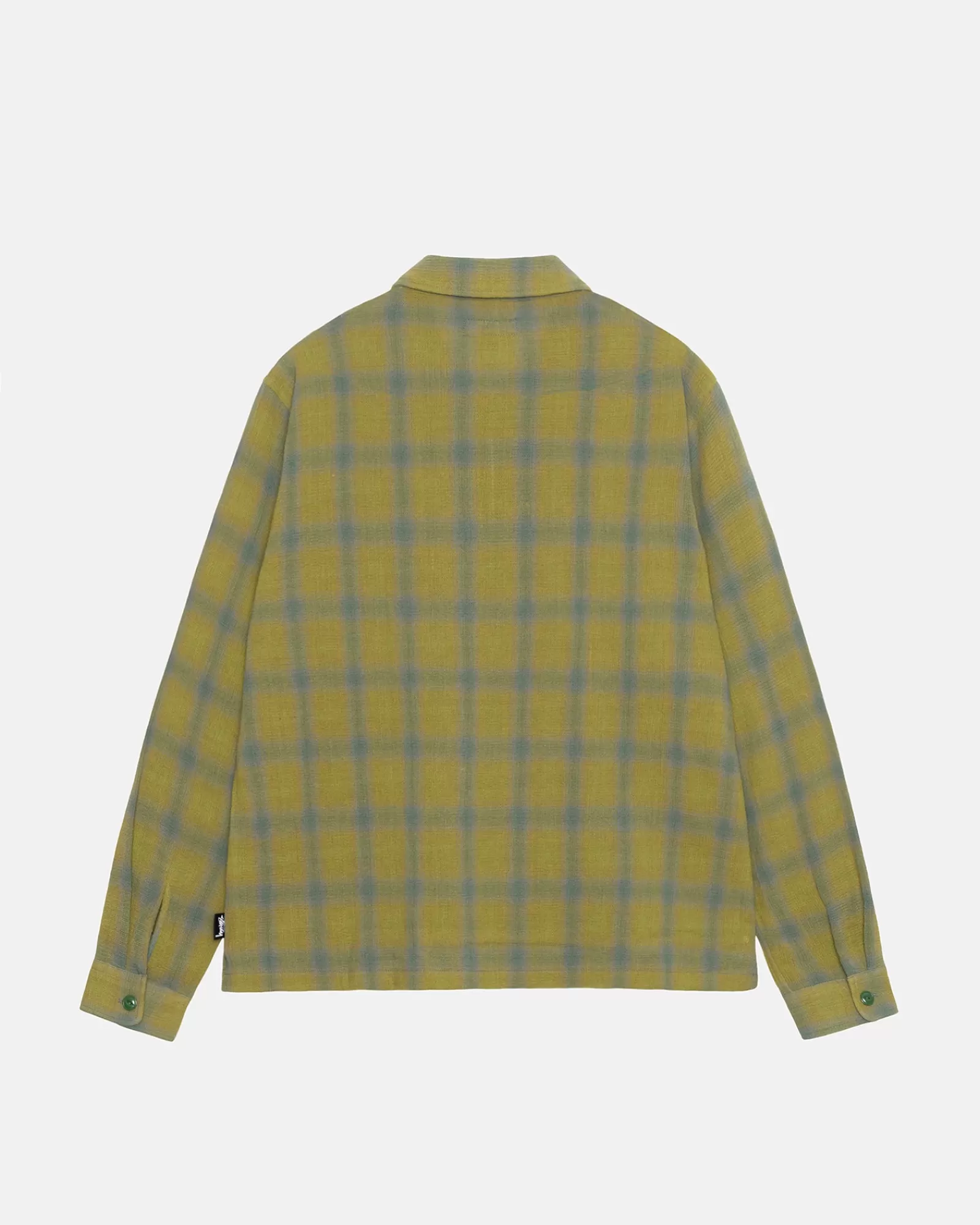 Hemden*Stüssy ZIP SHIRT TWISTED YARN PLAID Green