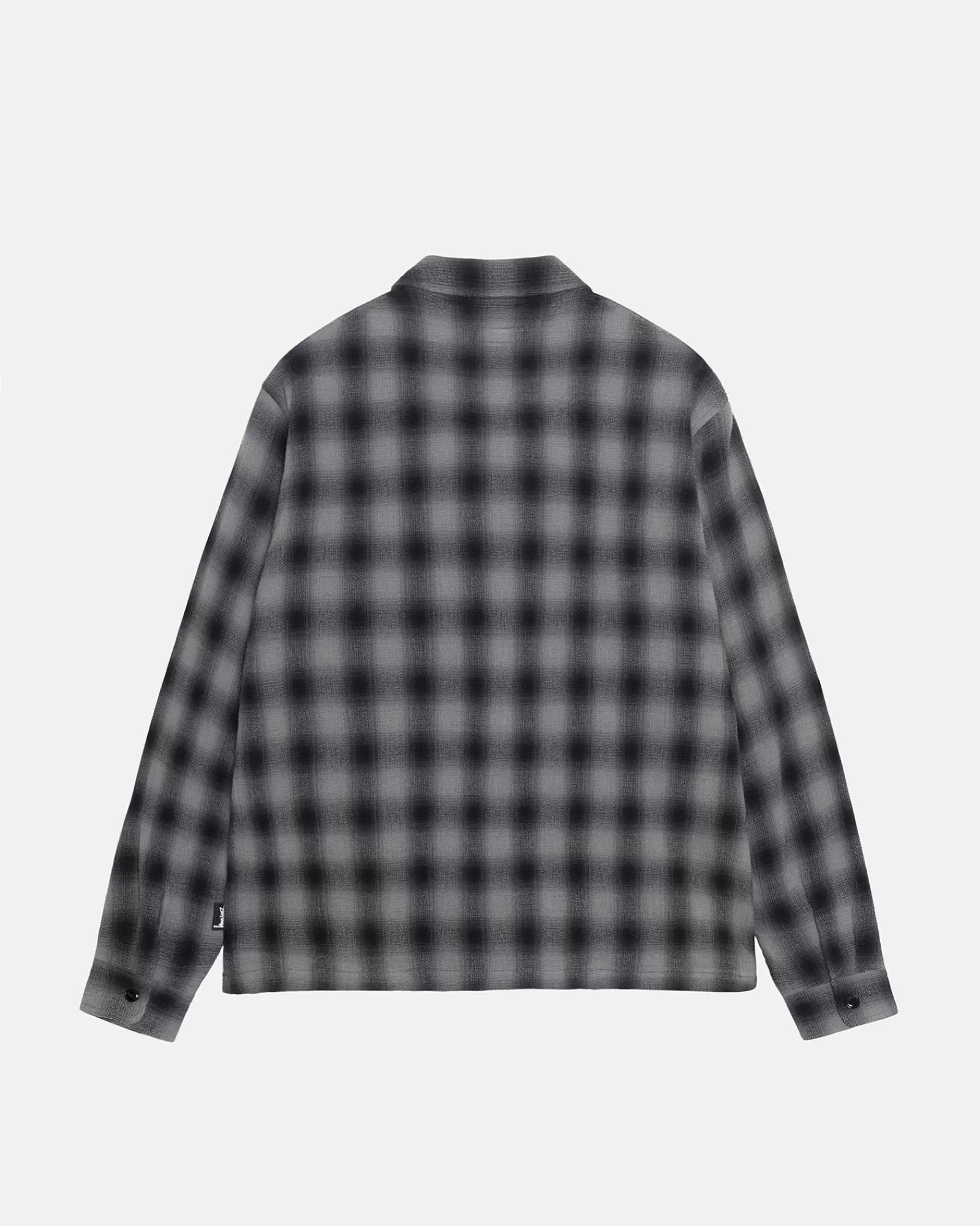 Hemden*Stüssy ZIP SHIRT TWISTED YARN PLAID Charcoal